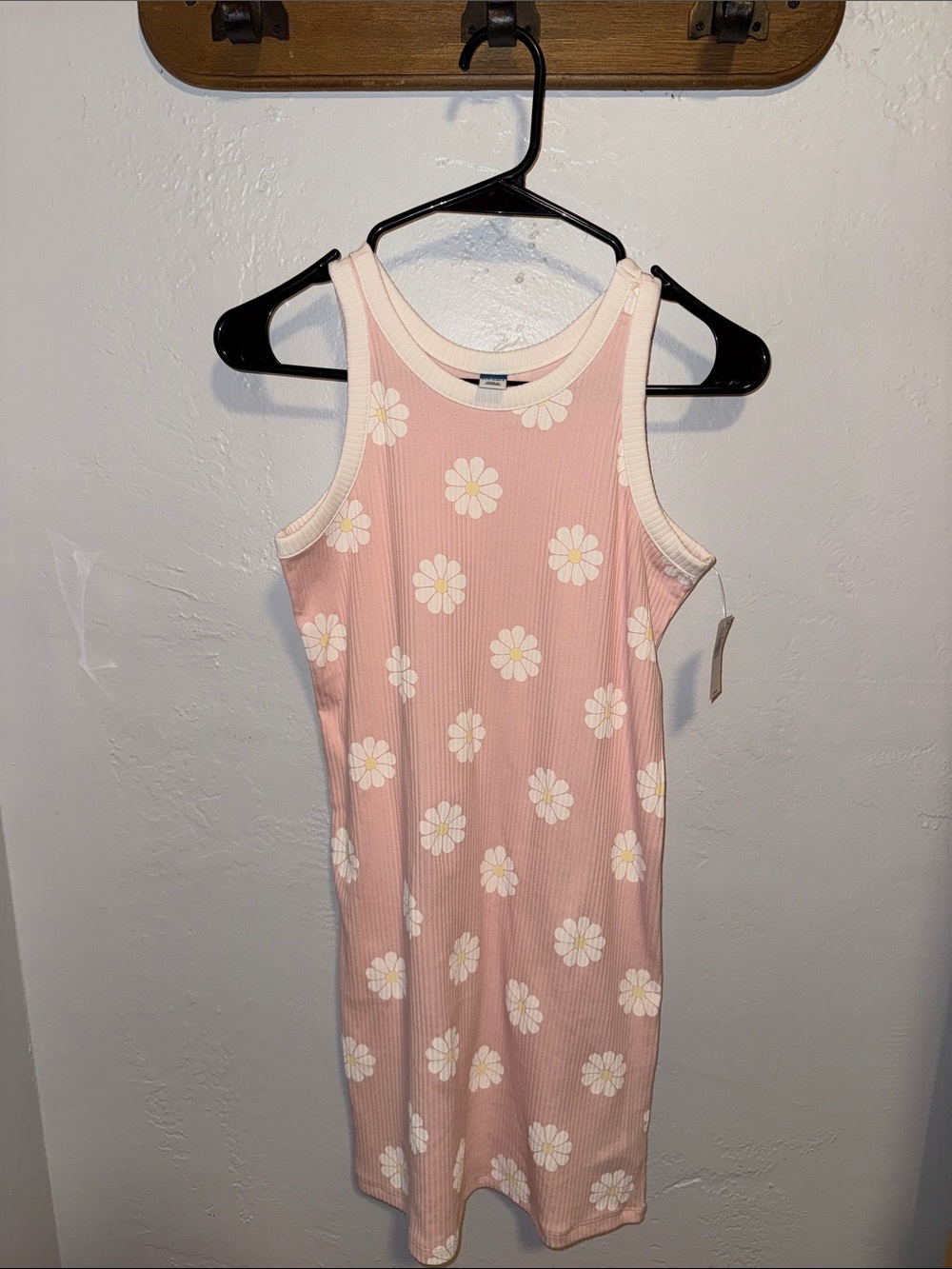 Old Navy Pink Daisy Tank Dress